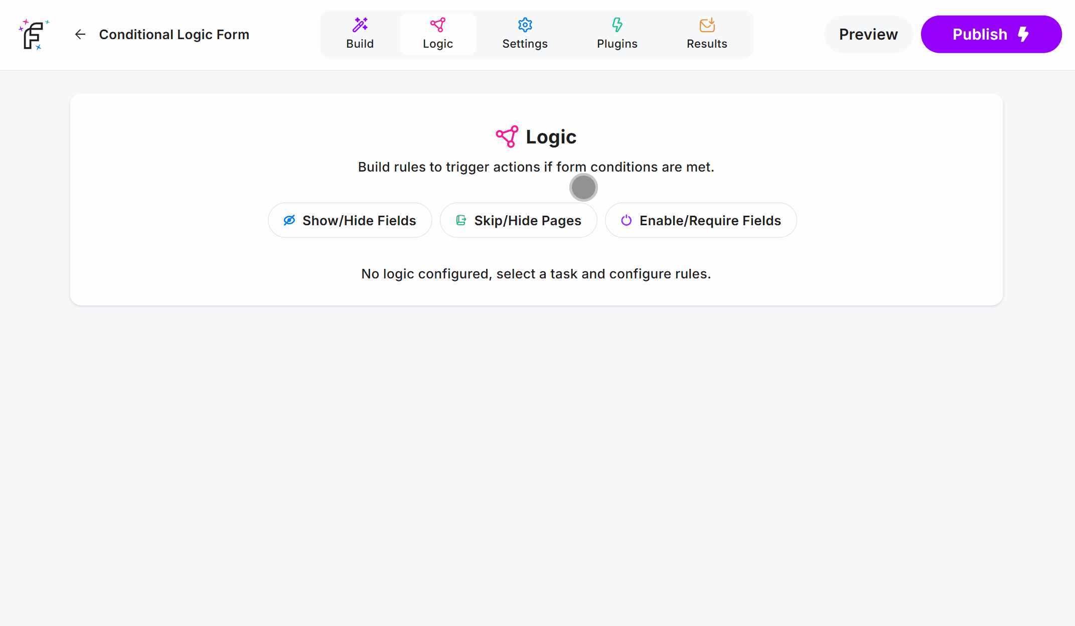 Configuring Conditional Logic to skip to Page 4 when the Yes/No Field is 'No'