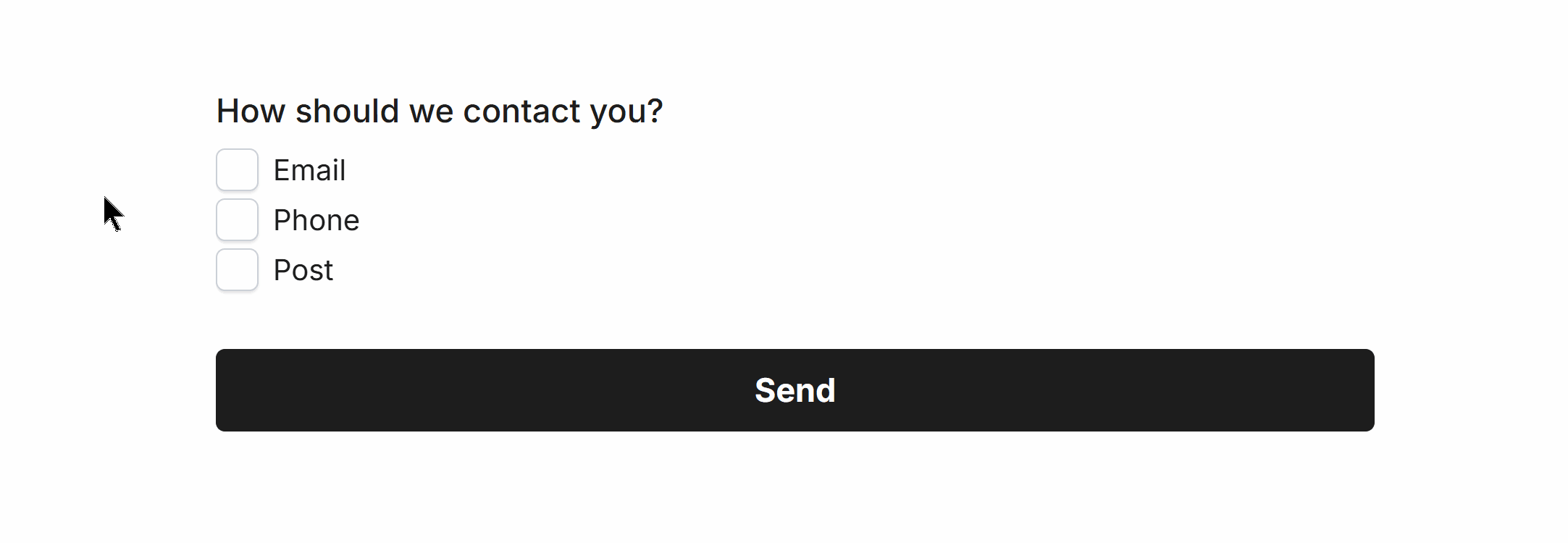 Testing the Multi-Select Field in our Form