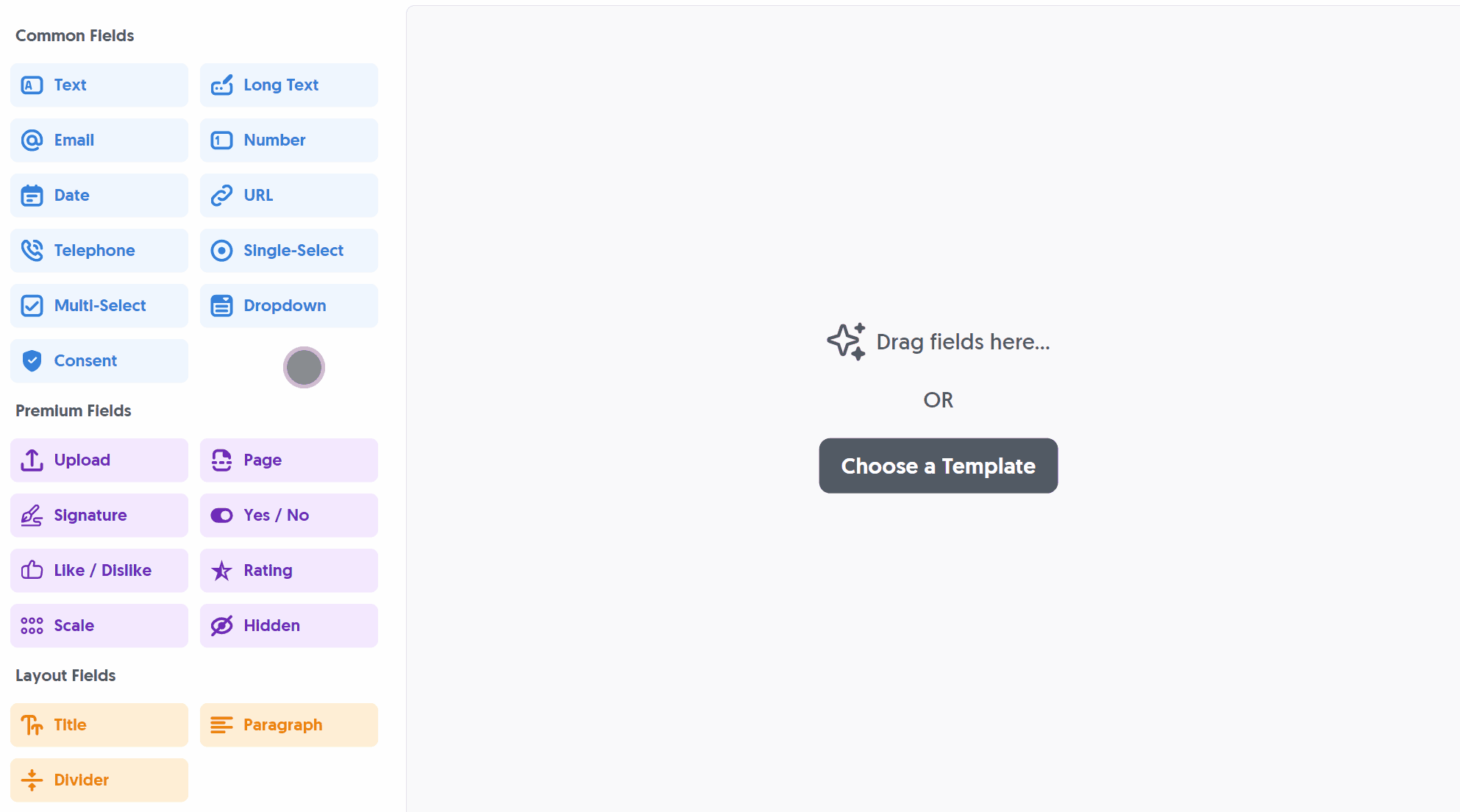 Dragging the Consent Field into the Editor