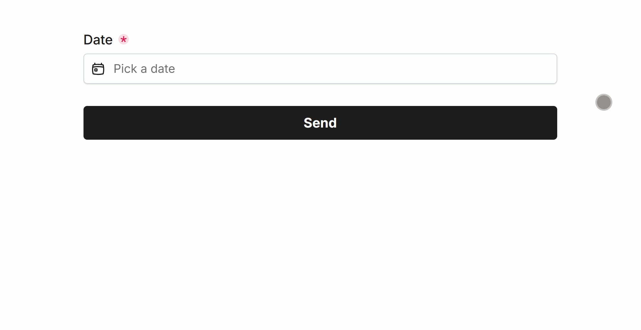 Validation Required for the Date Field in our Form