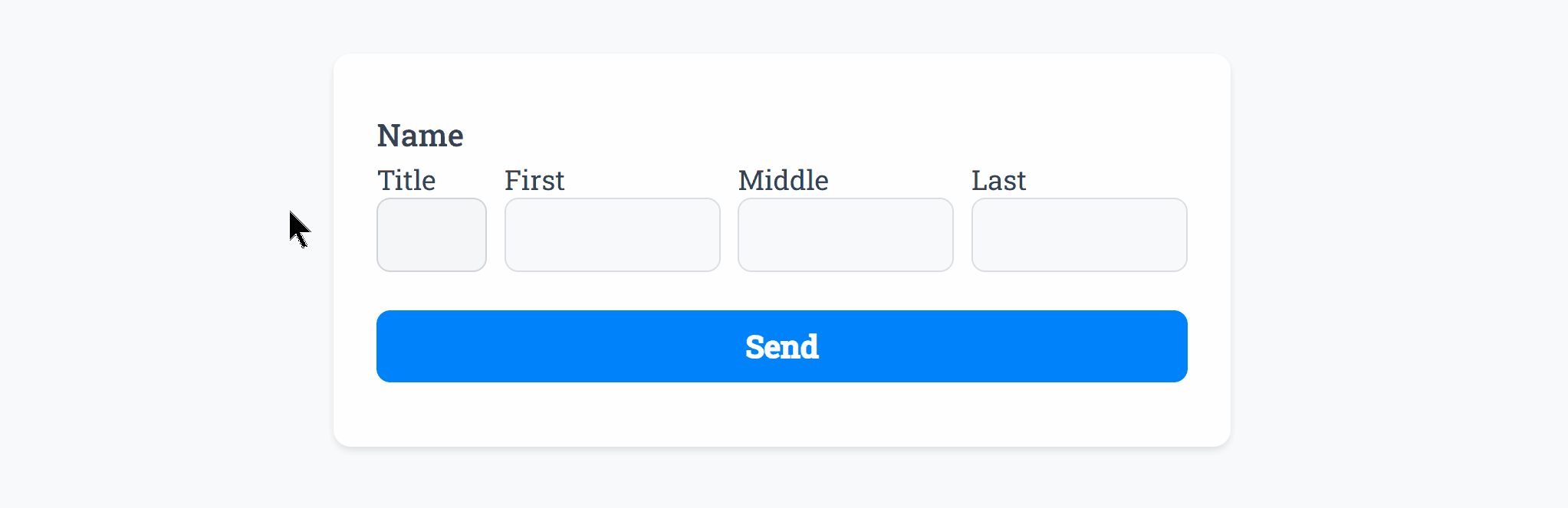 Testing the Name Field in our Form