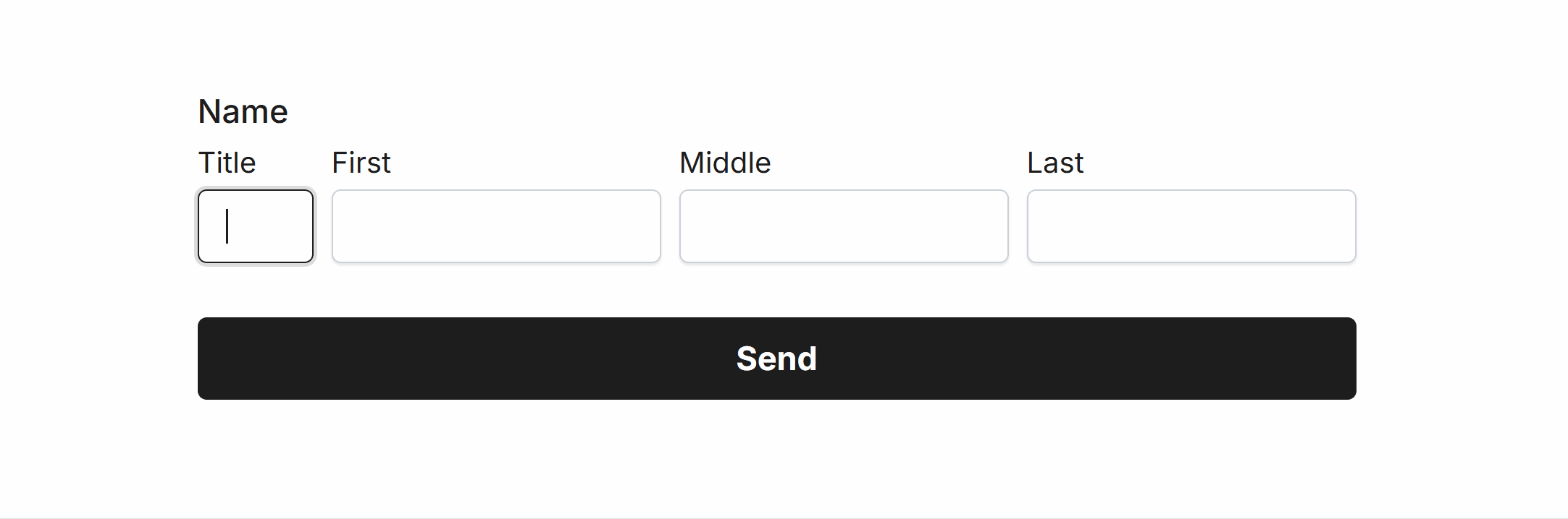Testing the Name Field in our Form