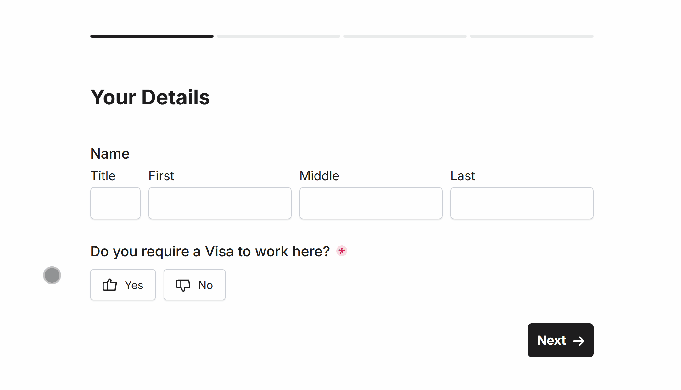 Demonstrating Smart Validation with the Page field not allowing the user to proceed with invalid fields