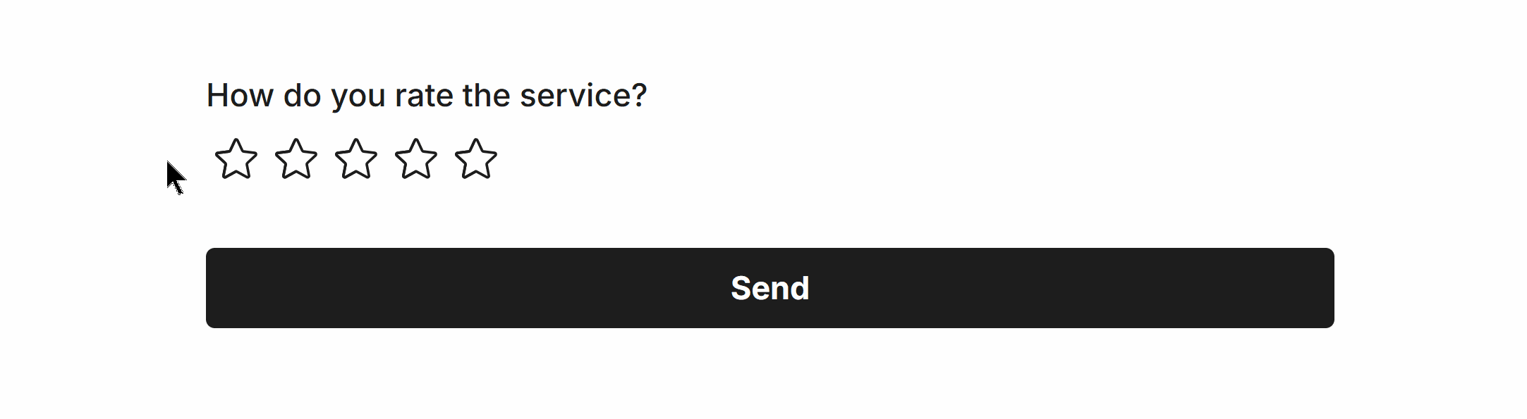 Testing the Rating Field in our Form