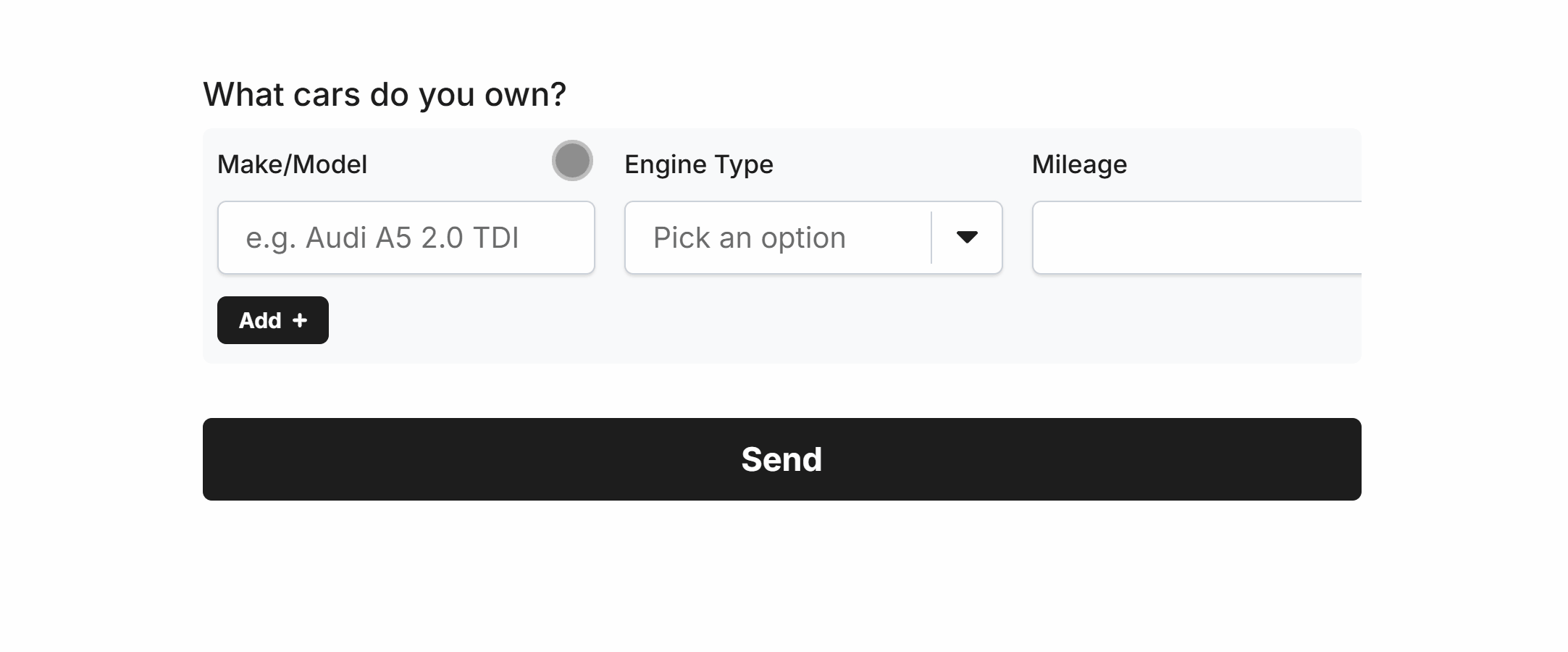 Testing the Table Field in our Form