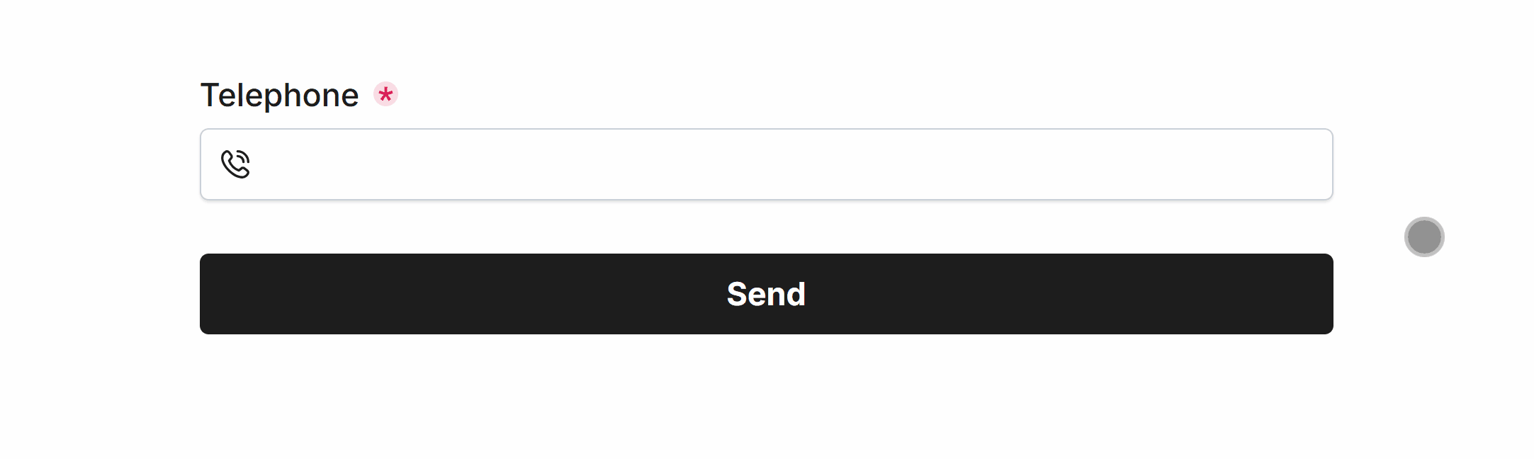Validation Required for the Telephone Field in our Form