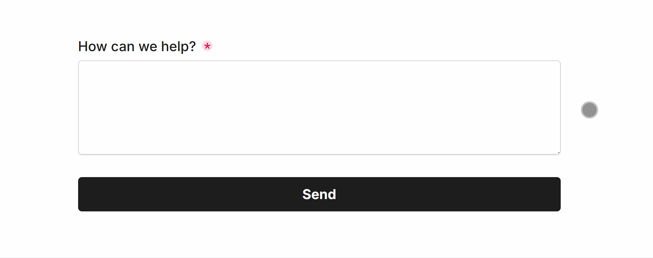 Validation Required for the Long Answer Field in our Form