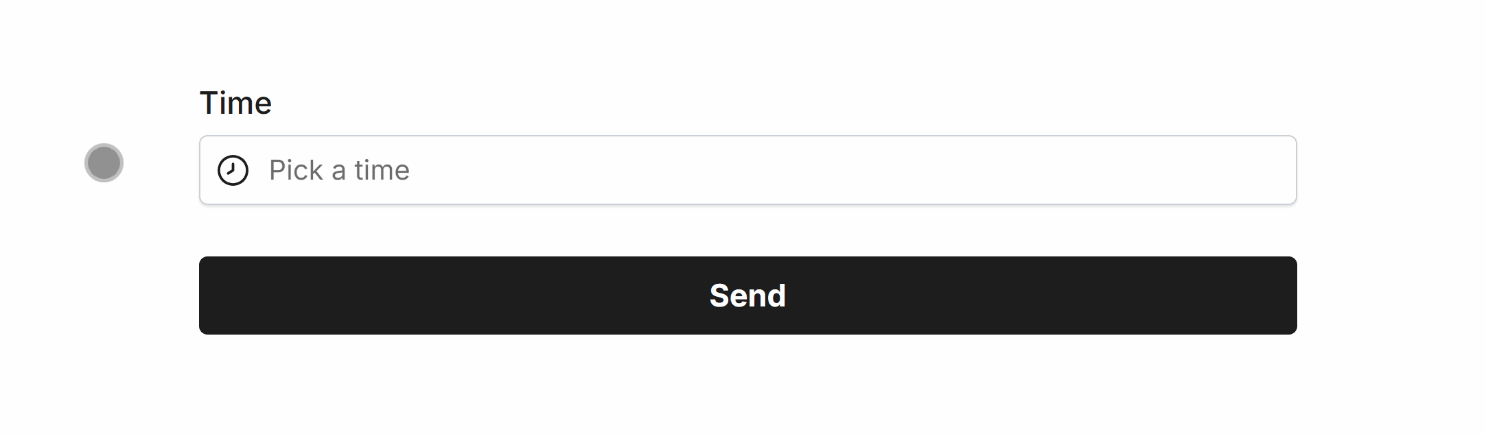Validation Min Time for the Time Field in our Form