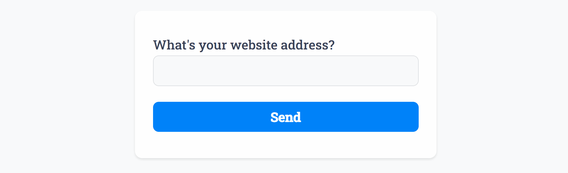 Testing the URL Field in our Form