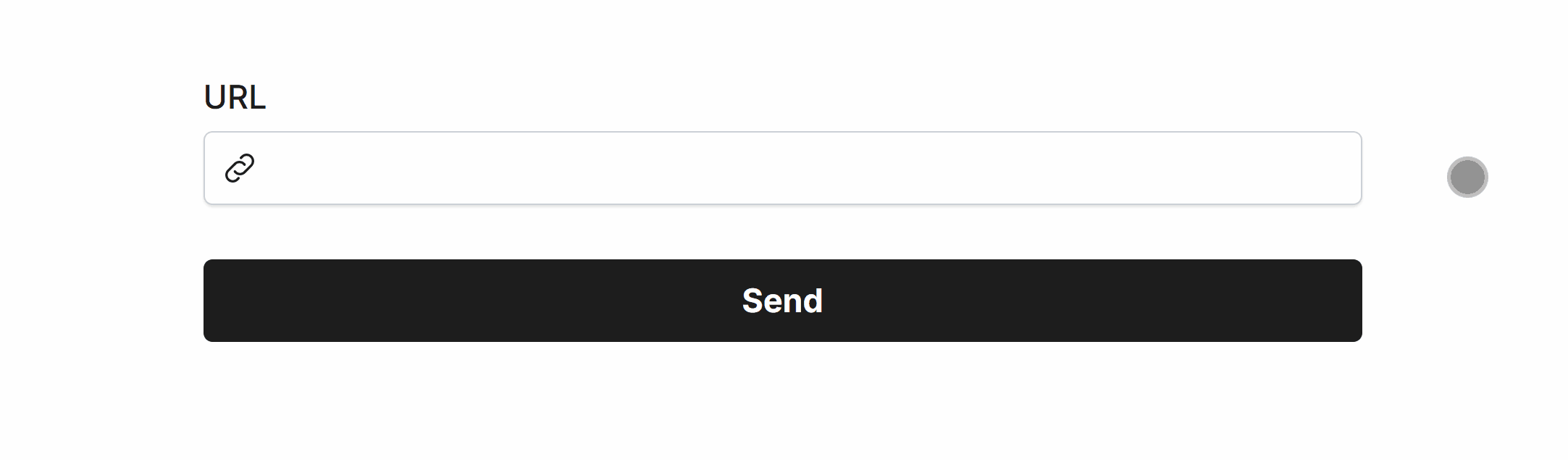 Testing the URL Field in our Form