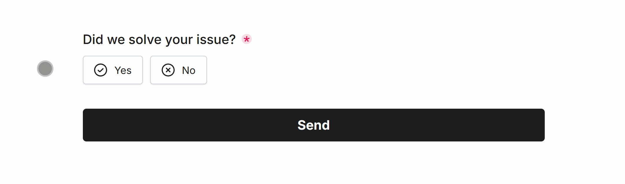 Validation Required for the Yes / No Field in our Form