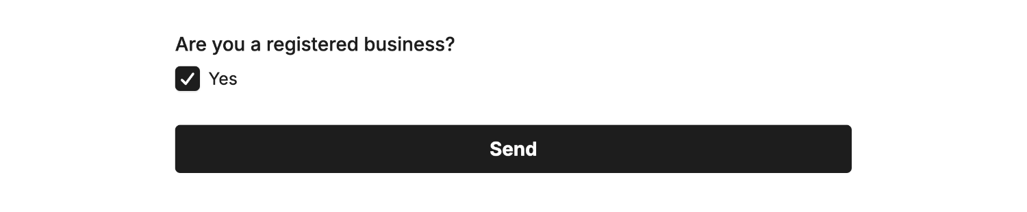 Viewing the Airtable field type of 'Checkbox' with newly added form data