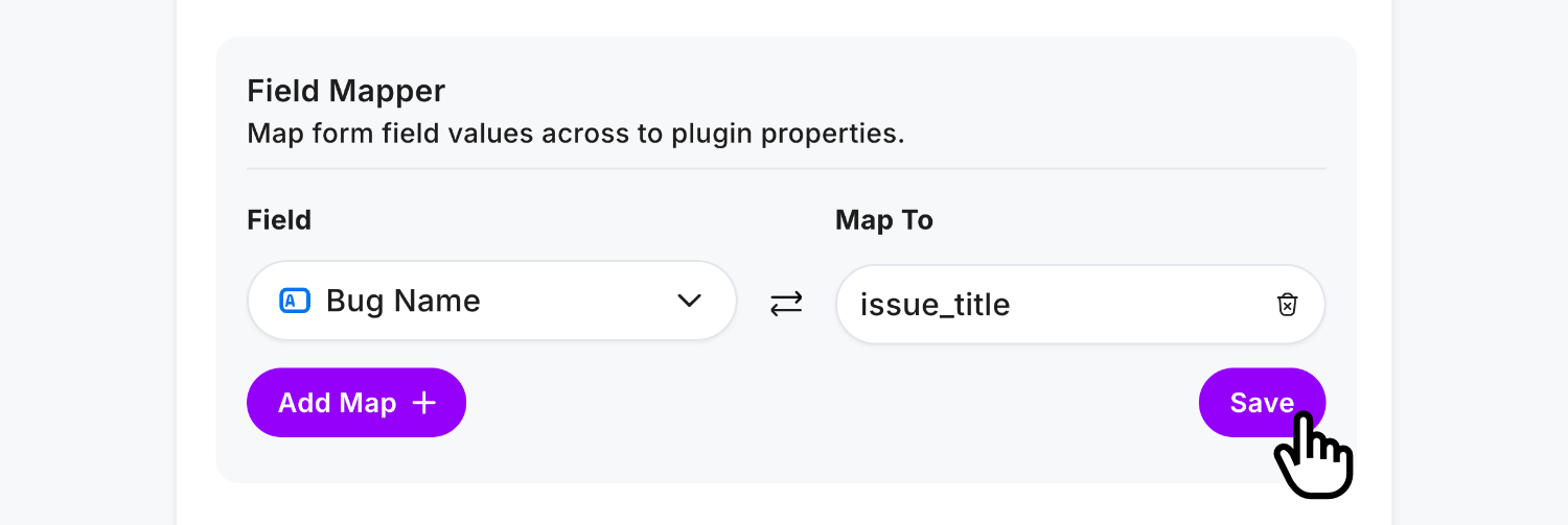 Entering 'GITHUB_ISSUE_TITLE' as the custom name value