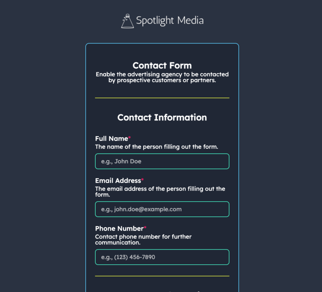 Contact Form