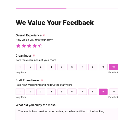 Guest Feedback Form
