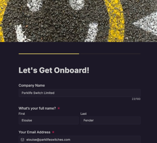Client Onboarding Form