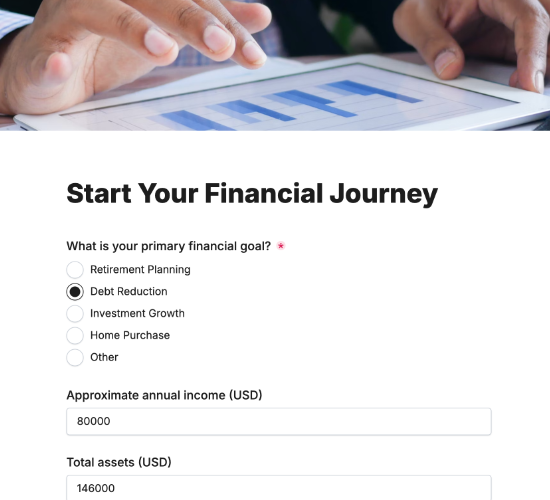 Client Financial Planning Intake Form