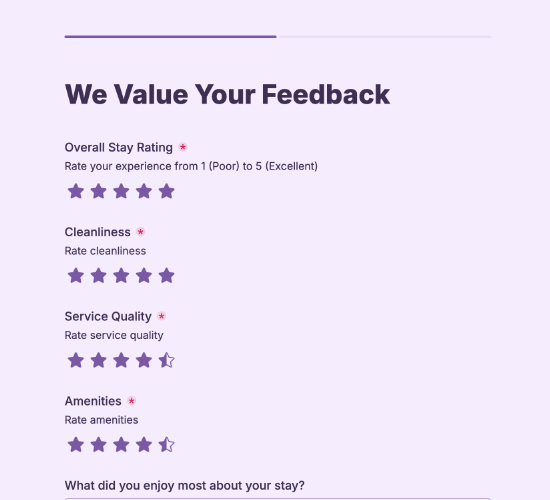 Guest Feedback Form