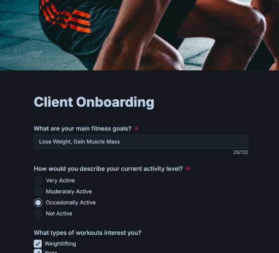 Client Intake Form