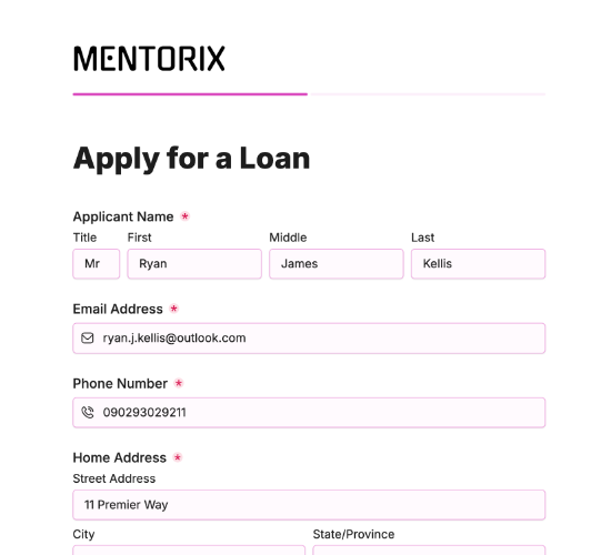 Loan Application Form