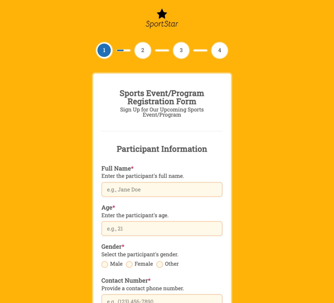 Registration Form