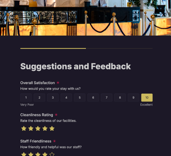 Guest Feedback & Improvement Suggestions
