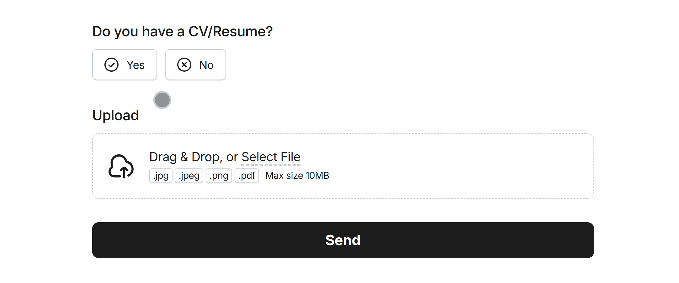 Disabling the Purchase Order Number field when Purchase Order is not selected