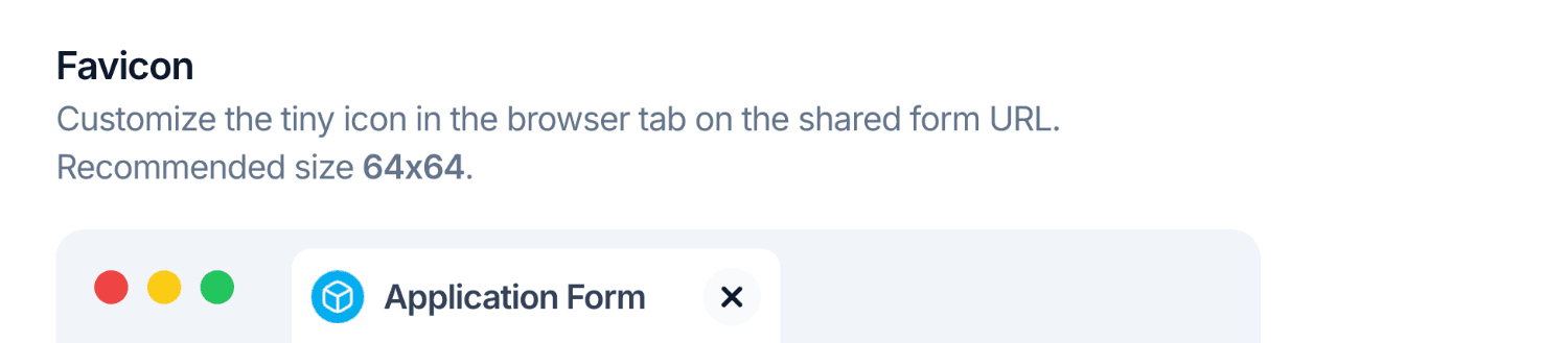 Previewing a custom favicon in the browser tab preview