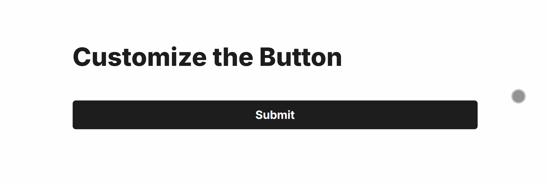 Demonstrating the Label and Sending Label in effect while submitting the form