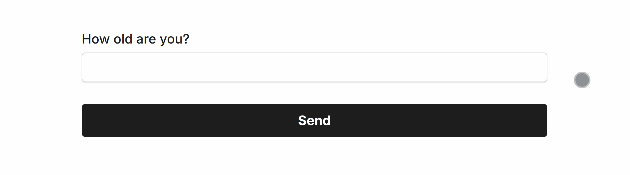Validation Required for the Number Field in our Form