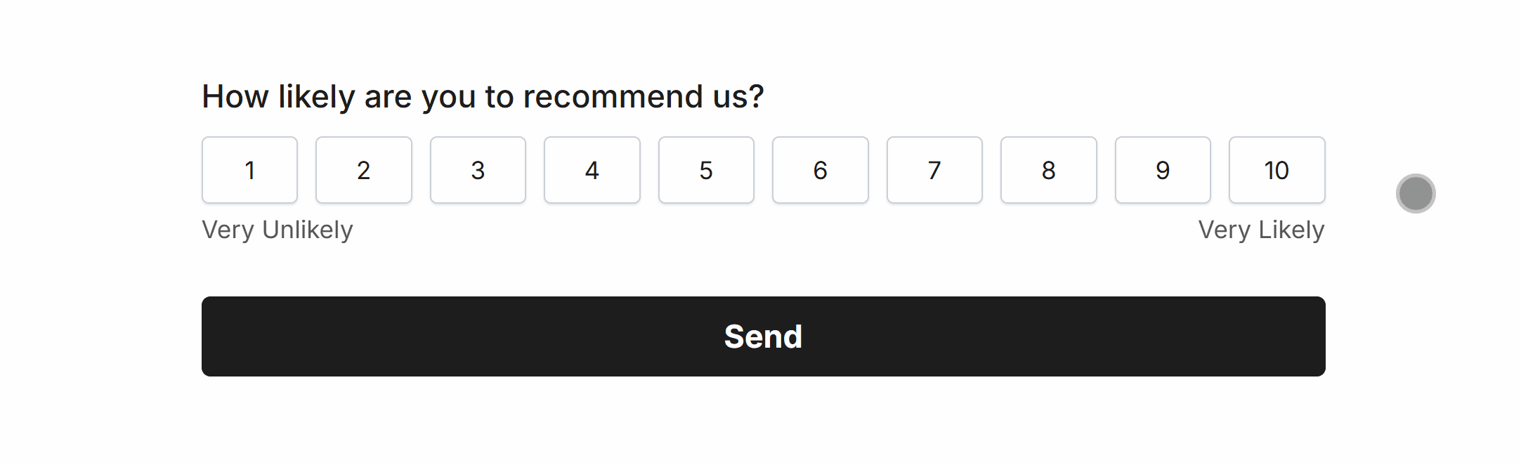 Testing the Scale Field in a form