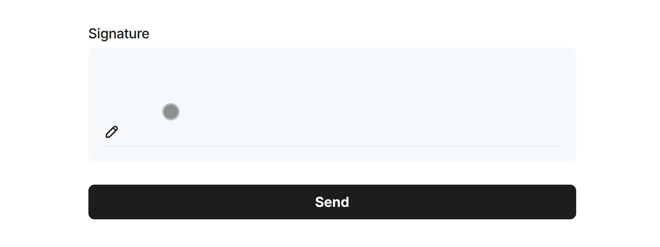 Signing a digital signature with the Signature Field