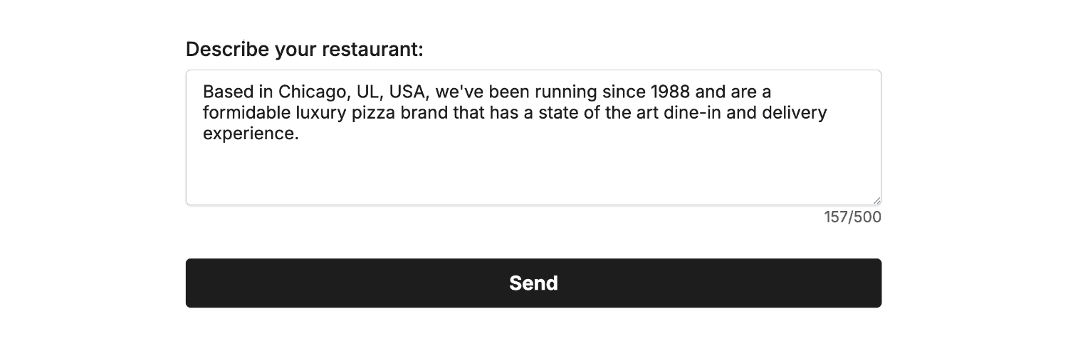 Entering data into the form linked to an Airtable Long text field