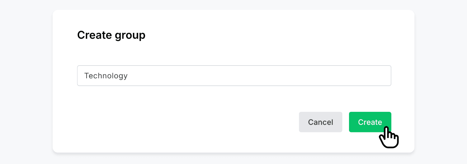 Creating a Technology group in MailerLite