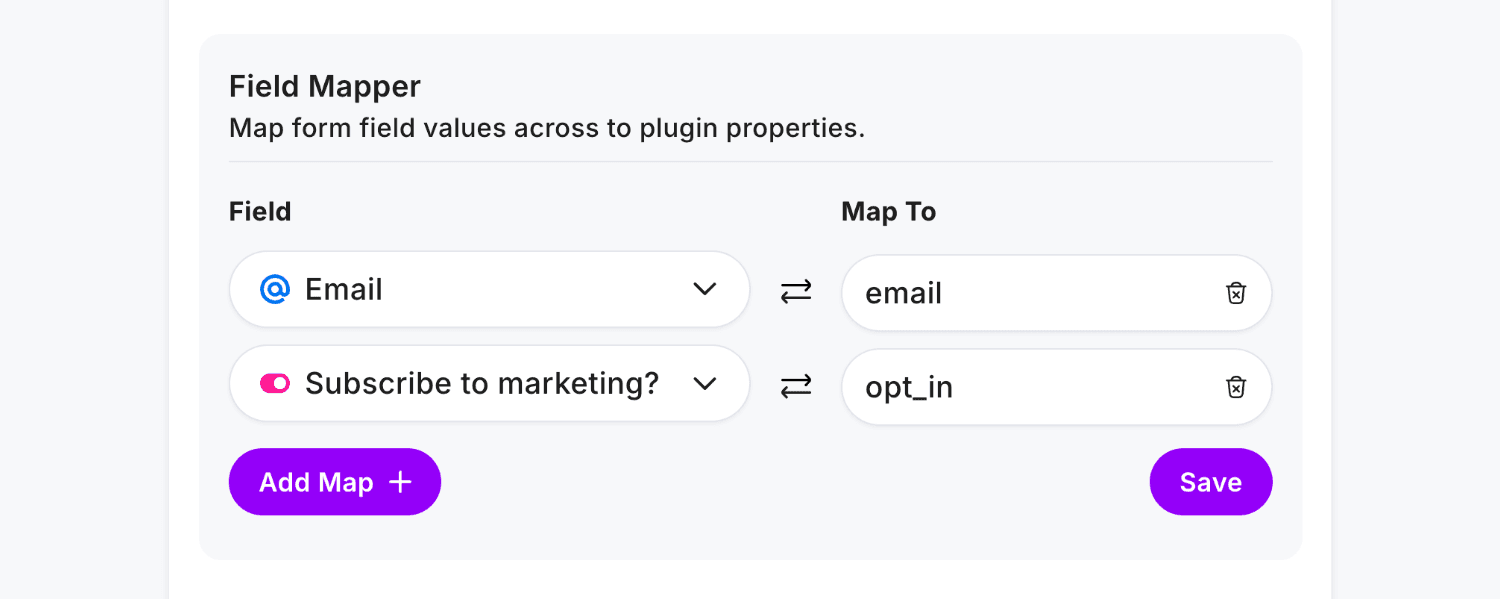 Mapping a Yes/No Field to the MailerLite opt_in value