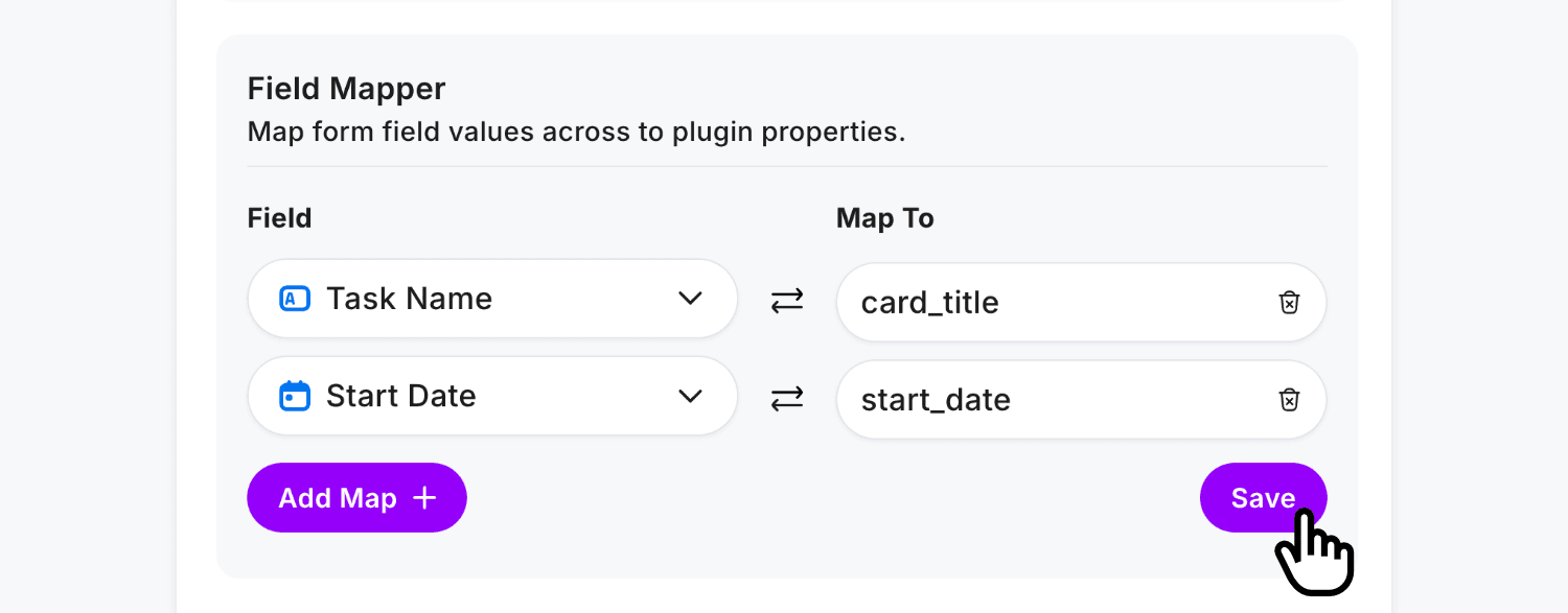 Mapping the Start Date field to start_date in the Trello Plugin