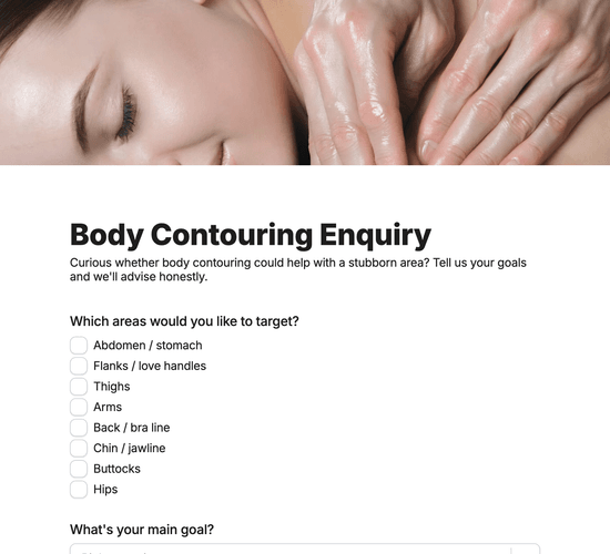 Body Contouring Enquiry Form