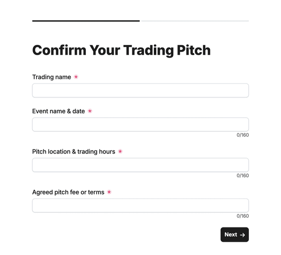 Private Event Trading Agreement Form