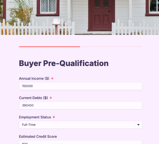 Buyer Pre-Qualification Form