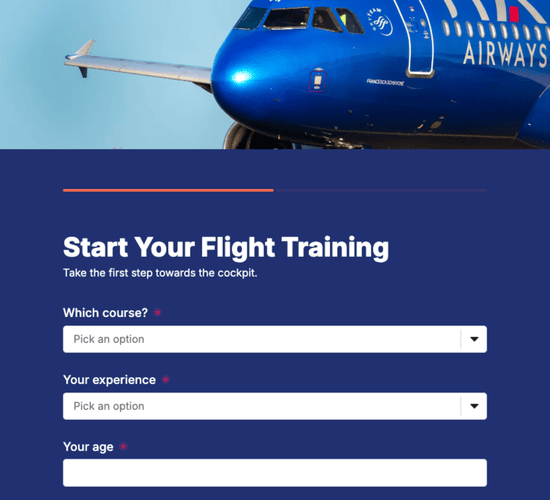 Flight Training Enrollment Form