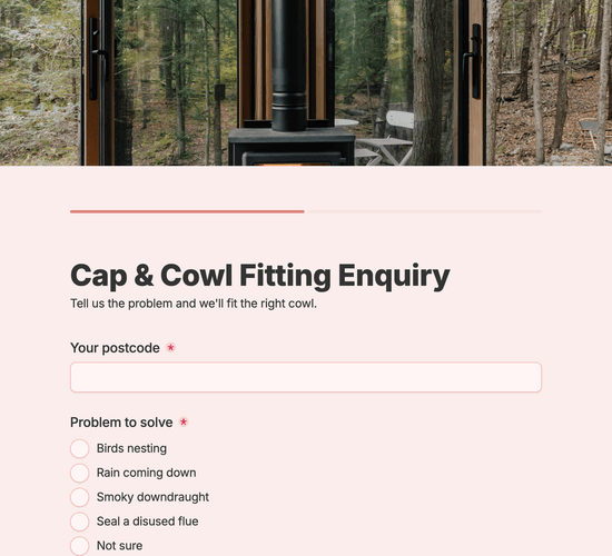 Chimney Cap & Cowl Fitting Enquiry Form