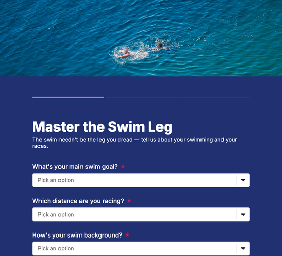 Triathlon Swim Coaching Application Form