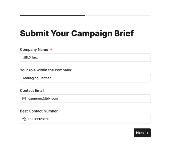 Client Brief Submission Form