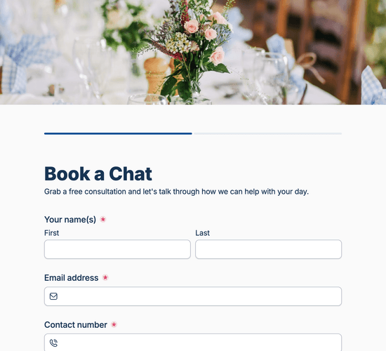 Planning Consultation Booking Form