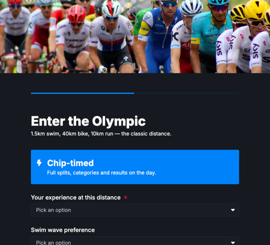 Olympic-Distance Triathlon Entry Form