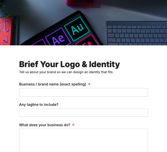 Logo & Identity Design Brief Form