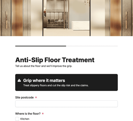 Safety-Floor & Anti-Slip Treatment Enquiry Form