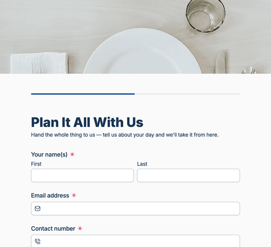 Full Planning Package Enquiry Form
