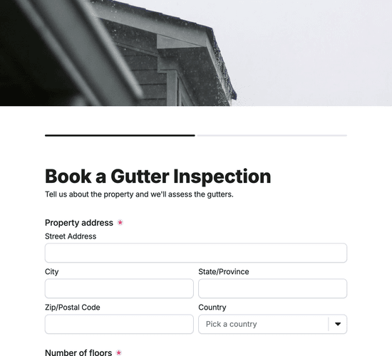 Gutter Inspection & Survey Request Form