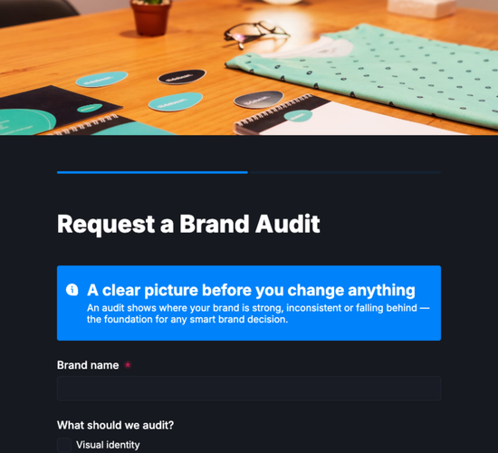 Brand Audit Request Form